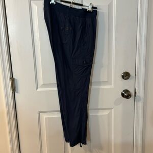 Ll bean navy womens hiking pants petite L/XL